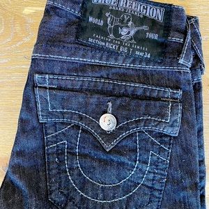 TRUE RELIGION size 31 RICKY BIG T JEANS
